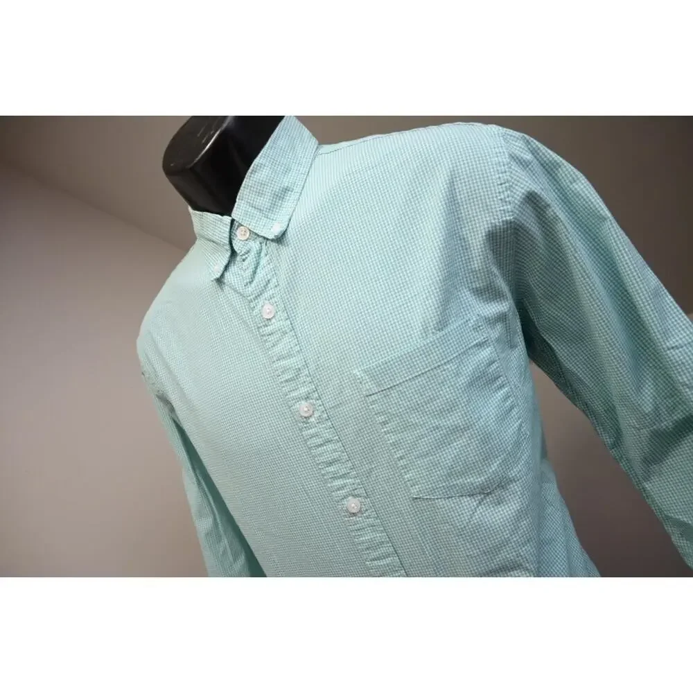 J Crew Slim Fit Flex Button‎ Up Dress Shirt Plaid Long Sleeve Mens Sz Medium